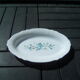 Dish/large butter dish arcopal service veronica forget-me-not