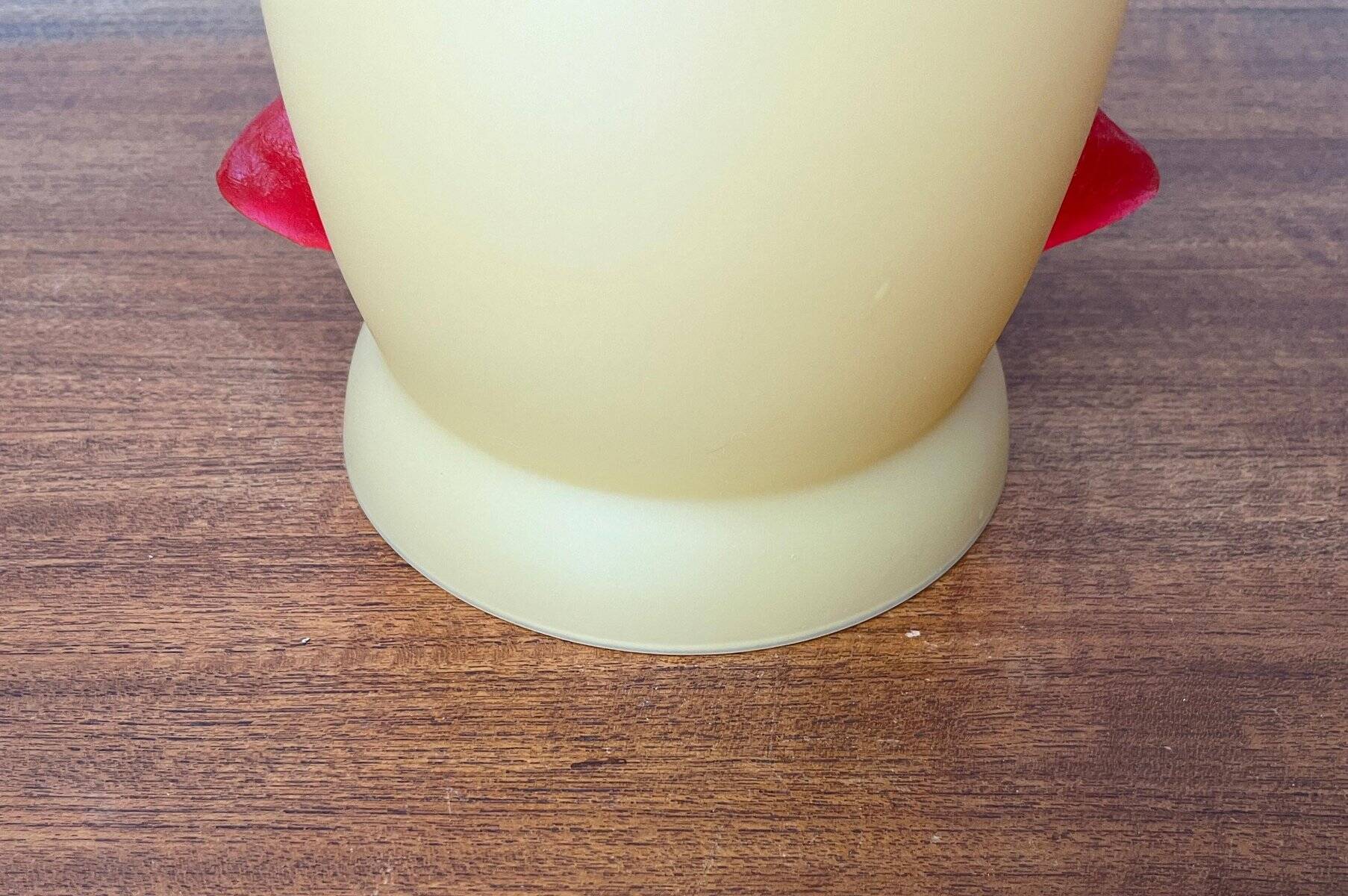 Postmodern glass table lamp from Trait D'Union, 1980s.