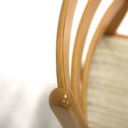 Set of 4 Scandinavian walnut chairs, Sweden, 1