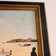 Oil Painting Canvas Solar Table After Salvador Dali Mid Century