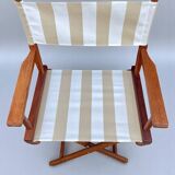 Pair of folding director's chairs