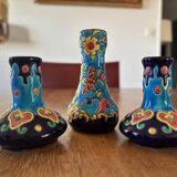 3 vases miniatures longwy