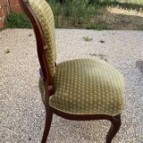 Louis XV style chair in solid mahogany from the 19th century