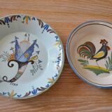 Vaisselier ancien avec assiettes
