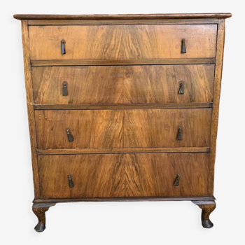 Commode de chambre antique en noyer