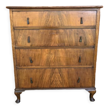 Commode de chambre antique en noyer