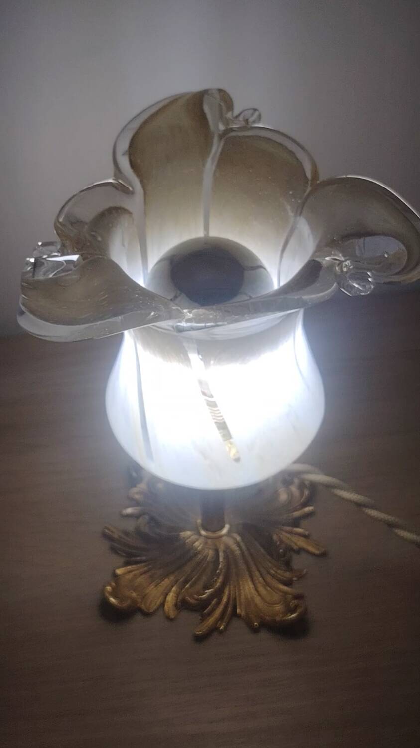 Murano flower bedside lamp