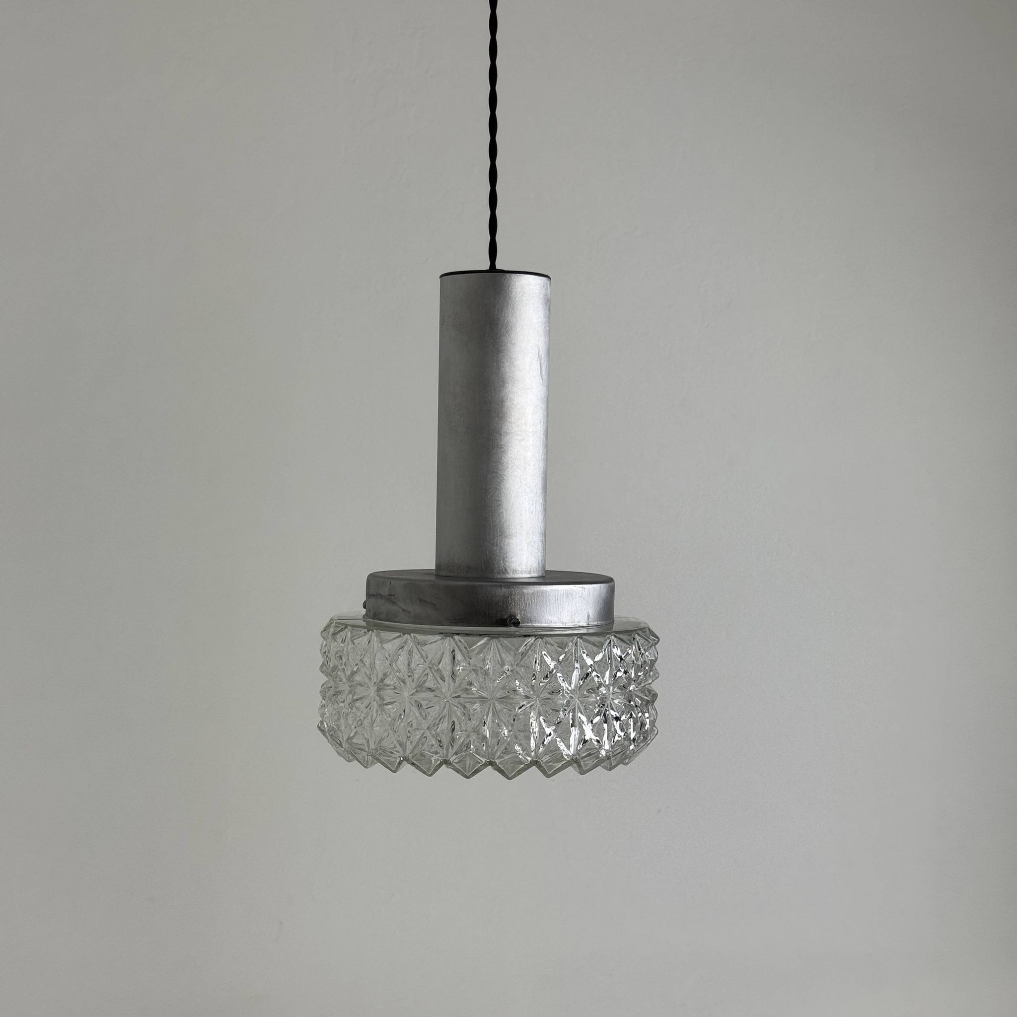 Ancienne petite suspension scandinave vintage