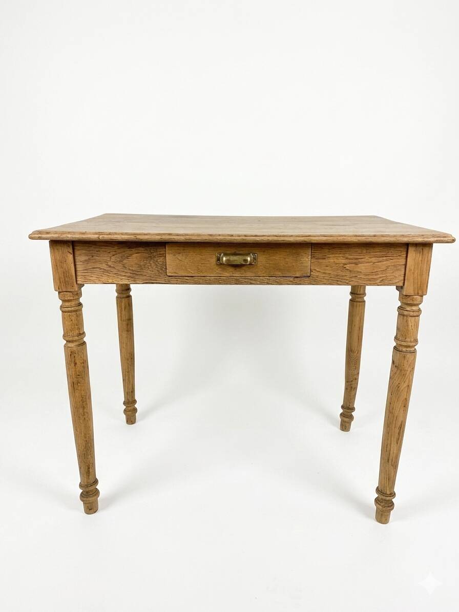 Petite table de ferme en chêne