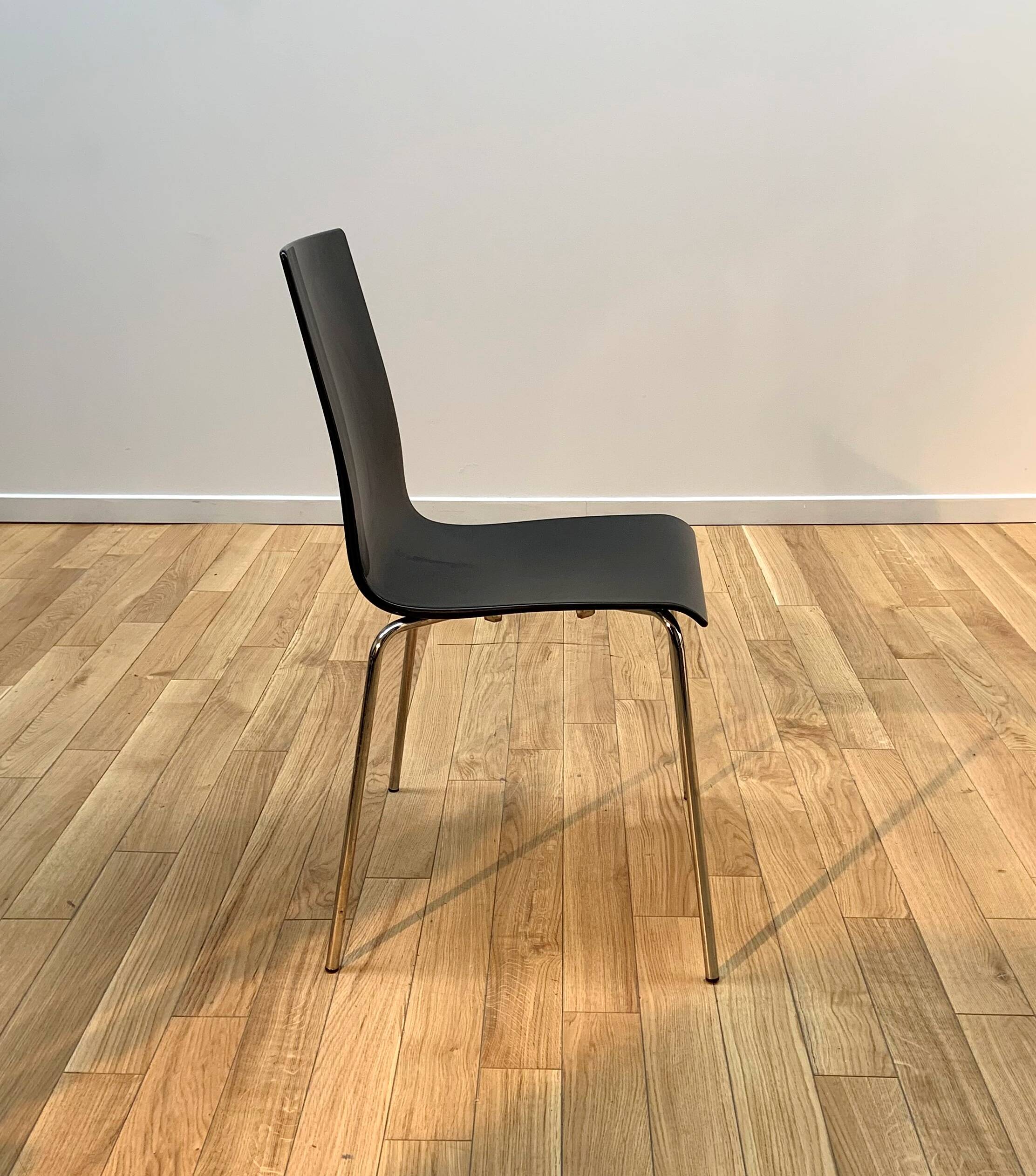 Set of 6 designer chairs Galvano Tecnica