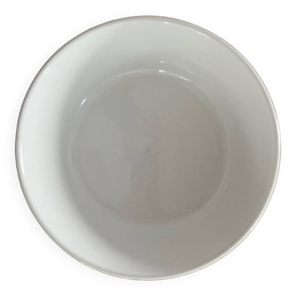 White salad bowl