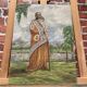 Painting on isorel of an African man