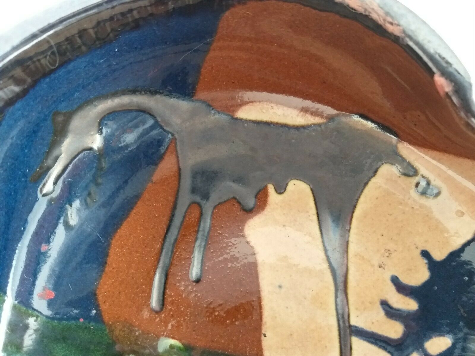 Ceramic cup signee Thomas Buxo 1960