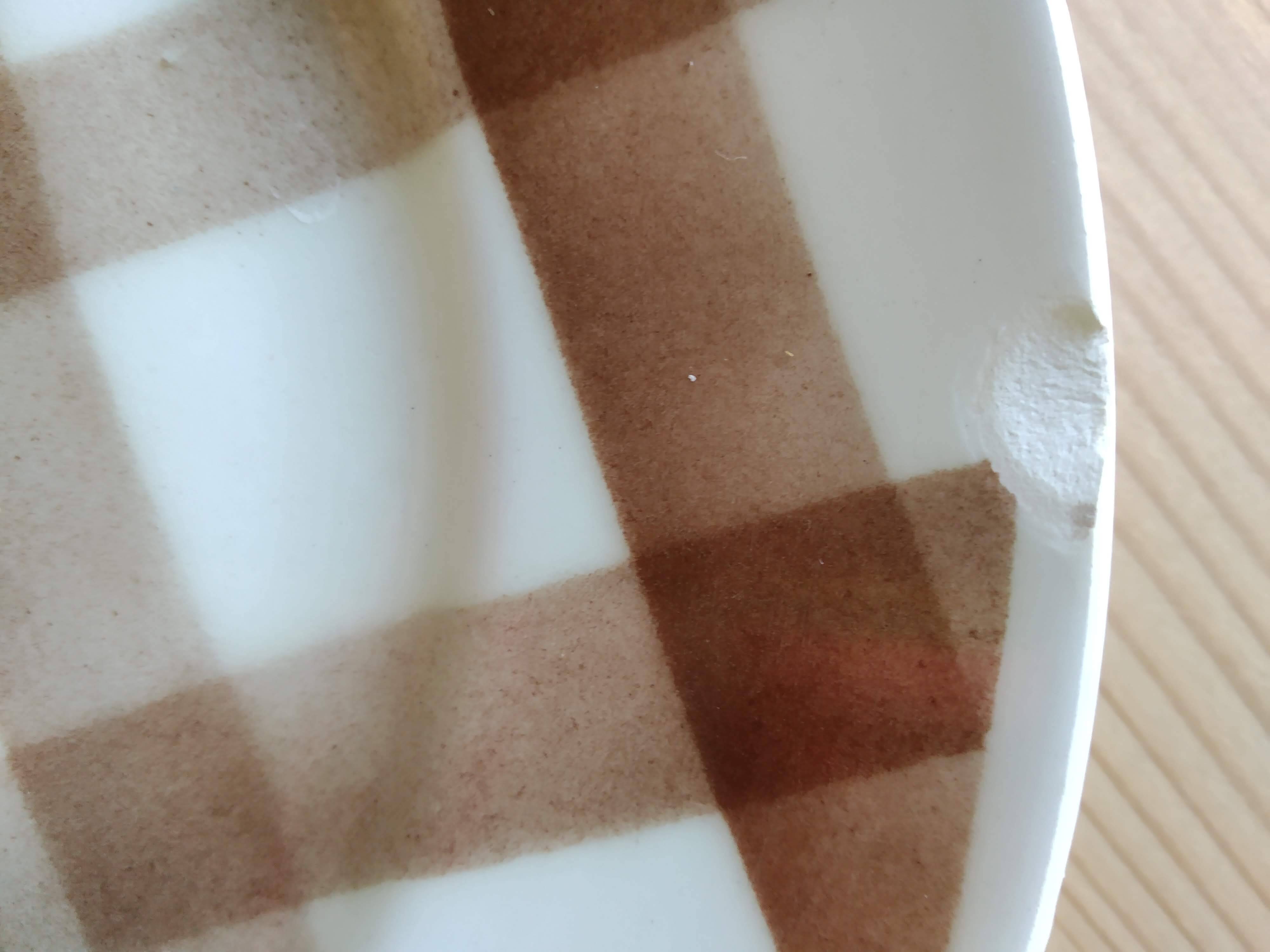 6 vintage Scottish Moulin des Loups dessert plates