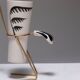 High ostrich earthenware mug, 1960s