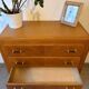 Beautiful vintage chest of drawers in honey oak