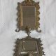 Pair of antique bronze mirrors – Louis XV / Rococo style – 19th century