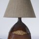 unique vintage ceramic lamp from the 70s
