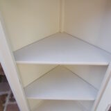 Wooden corner showcase