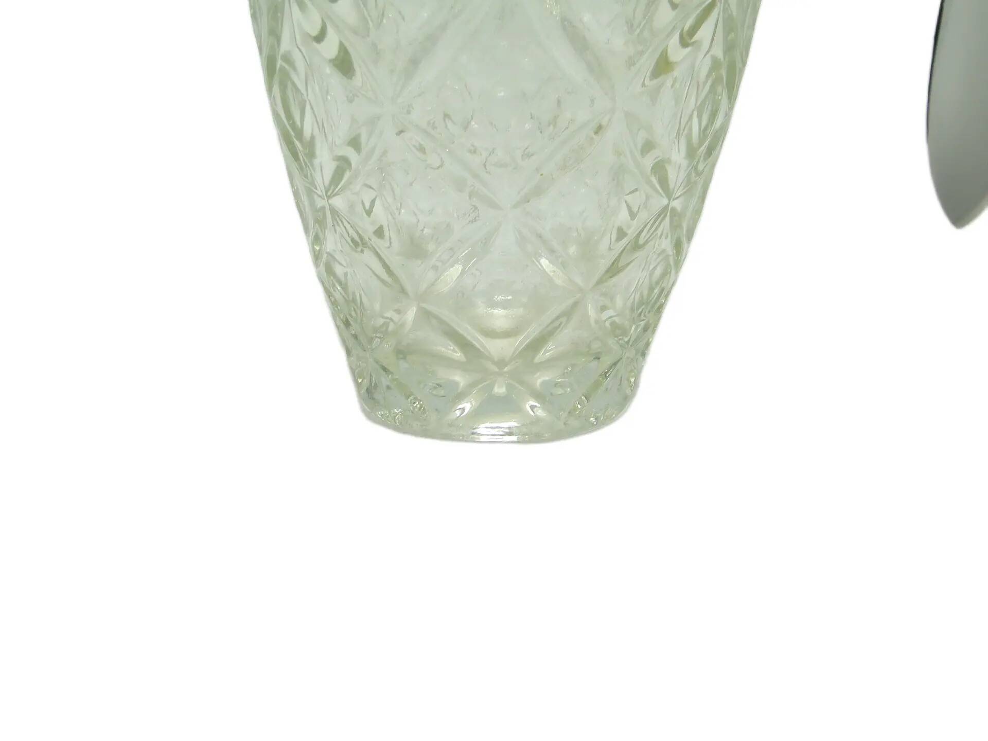 Vase, mid-century modern, glass, Huta Hortensja, Poland, 1950s