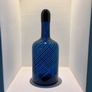 Salviati Murano glass “cane” carafe