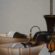Art Deco chandelier by Paavo Tynell for Taito Oy, Finland, 1930s