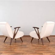 Mid-Century Modular Polish Armchairs, 1960s, Set of 2