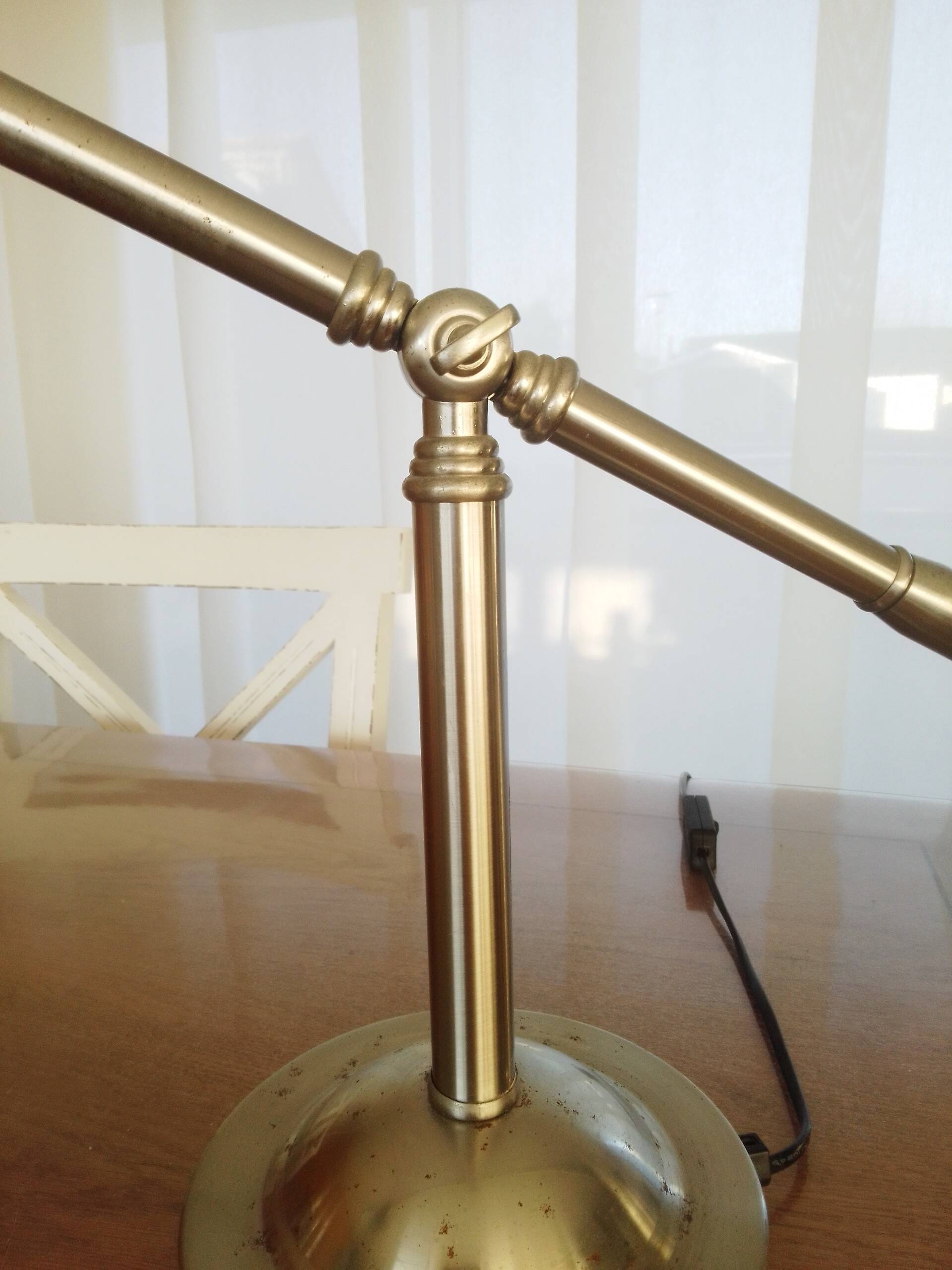Chrome desk lamp Seylumière model 0033574