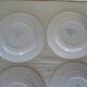 5 flat plates Digoin Sarreguemines Bagatelle 384112 antique faience