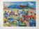 Nancy DELOUIS: The Flower Market, original signed lithograph