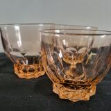 Art Deco Pink Glass Coffee Set