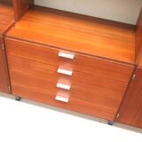 Large vintage wall unit sideboard by Cees Braakman Pastoe Made to Measure