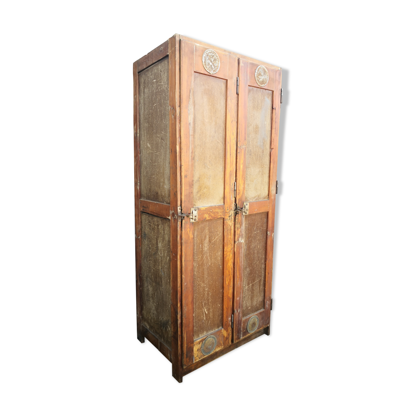 Coat rack cloakroom, Vintage wooden wardrobe
