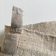 Raw hemp cloth table 19th L120cm