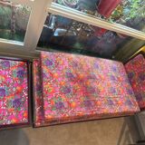 1930s sofa bed original art deco fabric