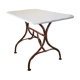 Table de jardin rivetée 1930