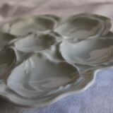 Limoges White Porcelain Oyster Plate