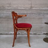 Ancien fauteuil Thonet bois courbé 1950