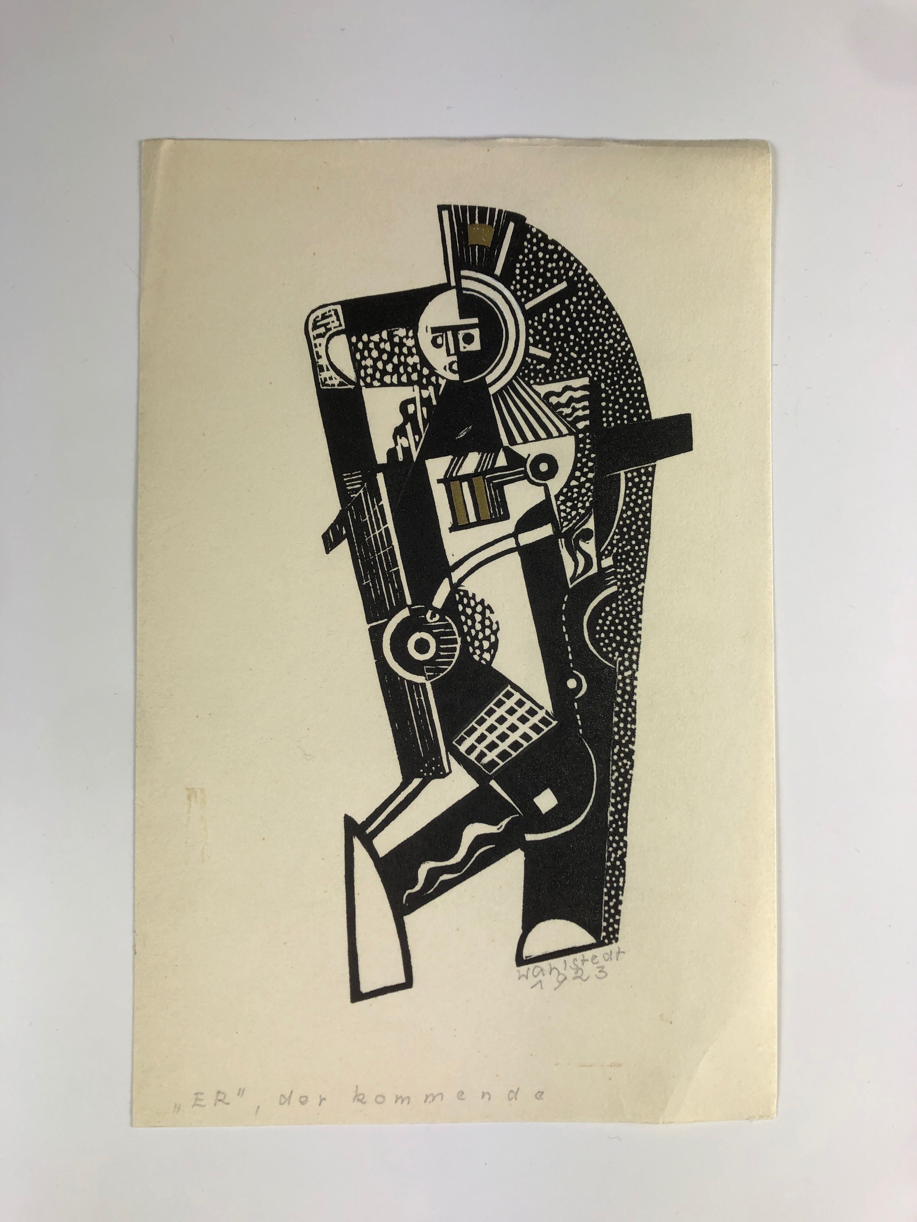 Walter Wahlstedt: "ER, der kommende" (Der Sturm) 1923