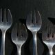 11 APOLLO Art Deco silver plated oyster forks