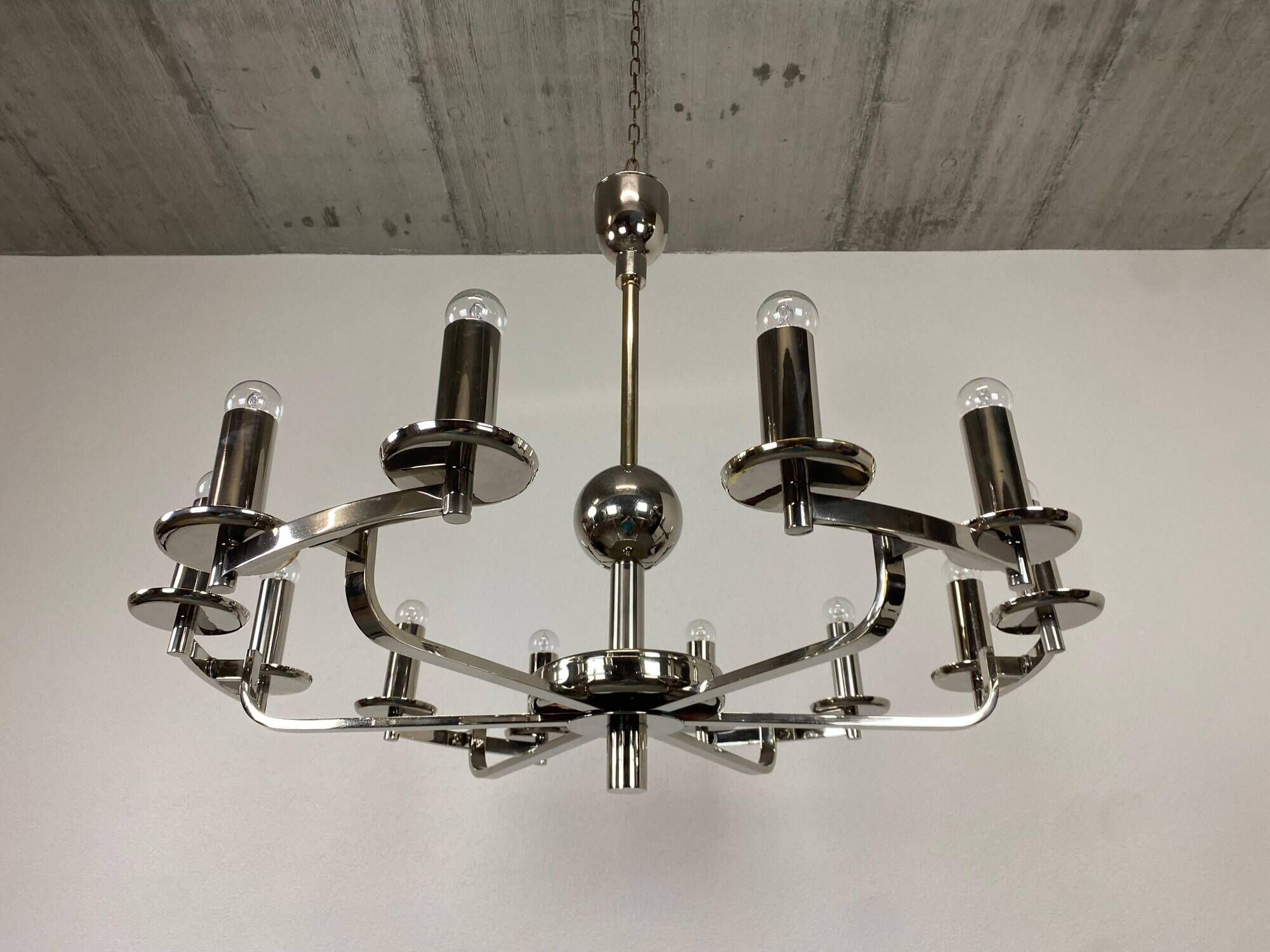 Lustre et 2 appliques Bauhaus