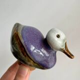 11 cm duck in vintage earthenware from the 80s