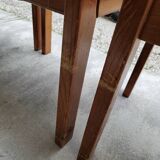 Dining room set table and 6 chairs Maison Regain in Elm