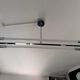 Streamline modern ceiling lamp in chrome with neon tubes, Germany, 1935
