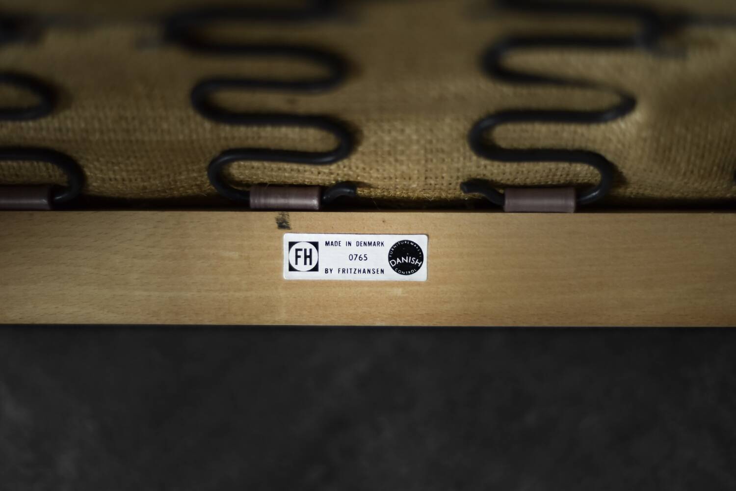 Vintage Mid-Century Danish Modern Brown 3-Seater Sofa by Folke Ohlsson