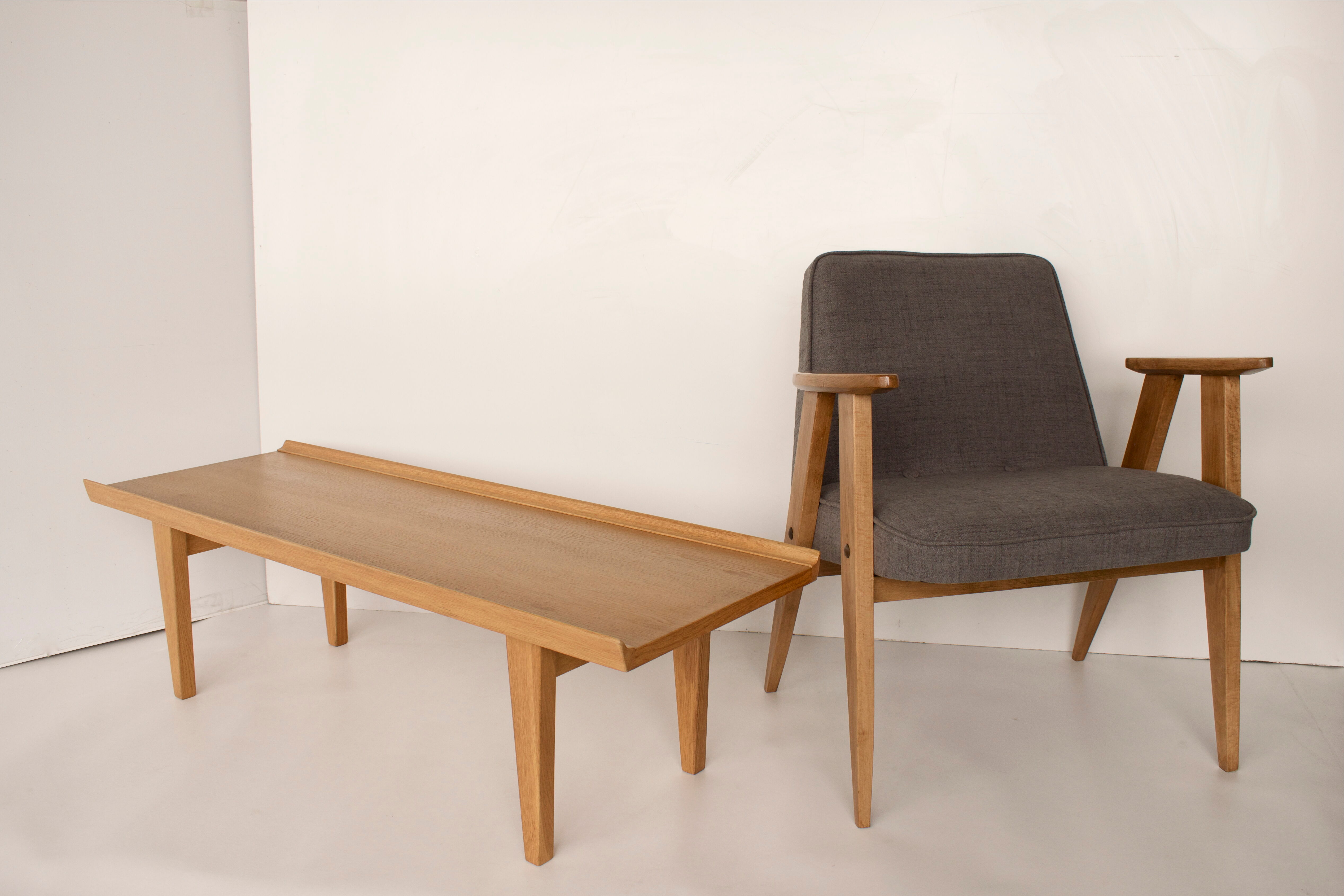 Coffee table, wood, vintage, original edition 1950
