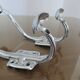 Pair of chrome metal pads 70s
