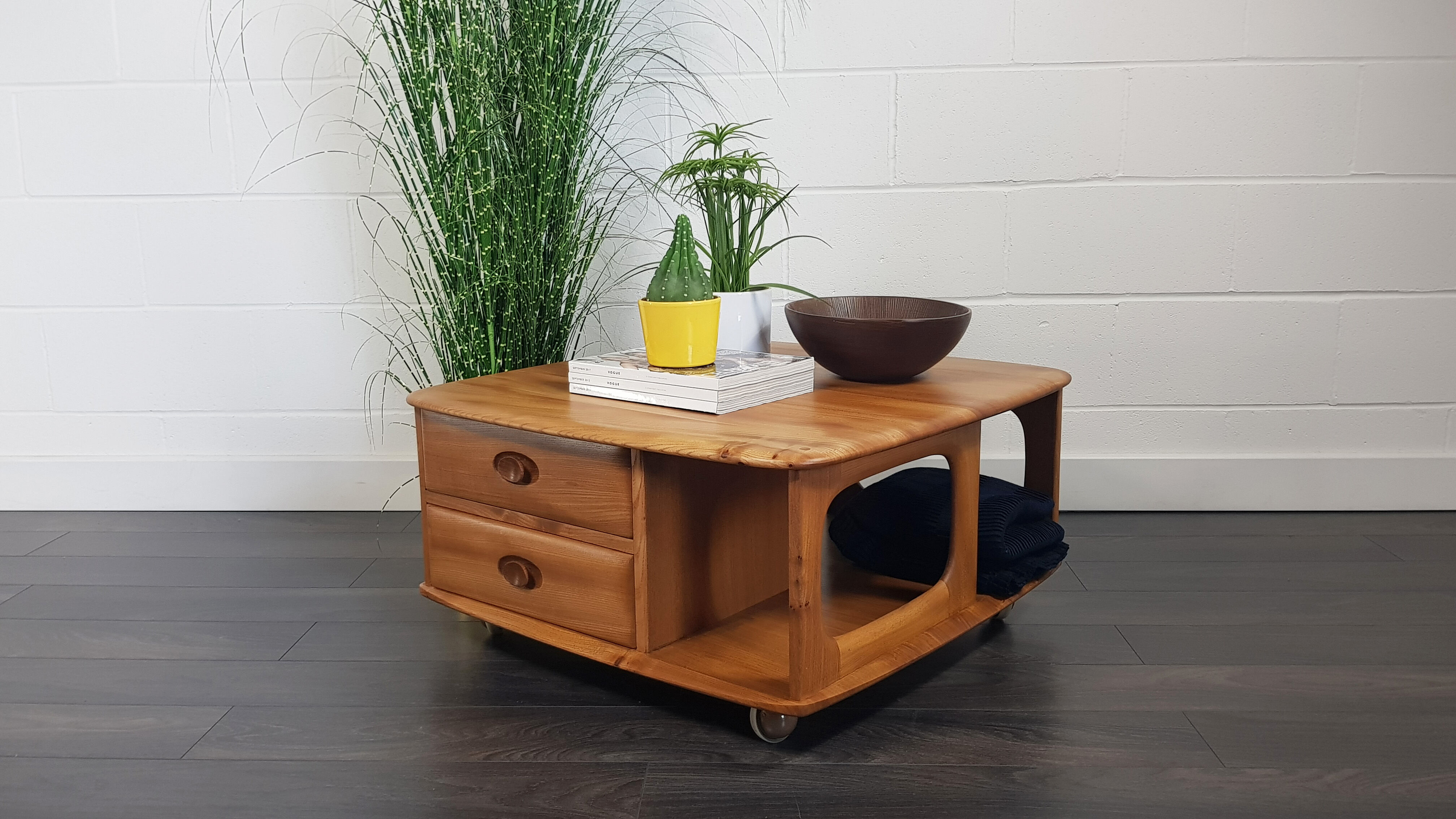 Ercol Pandora's Box Coffee Table, 1980s