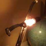World map globe Scan light-globe Scandinavian Made in Denmark Copenhagen 1972