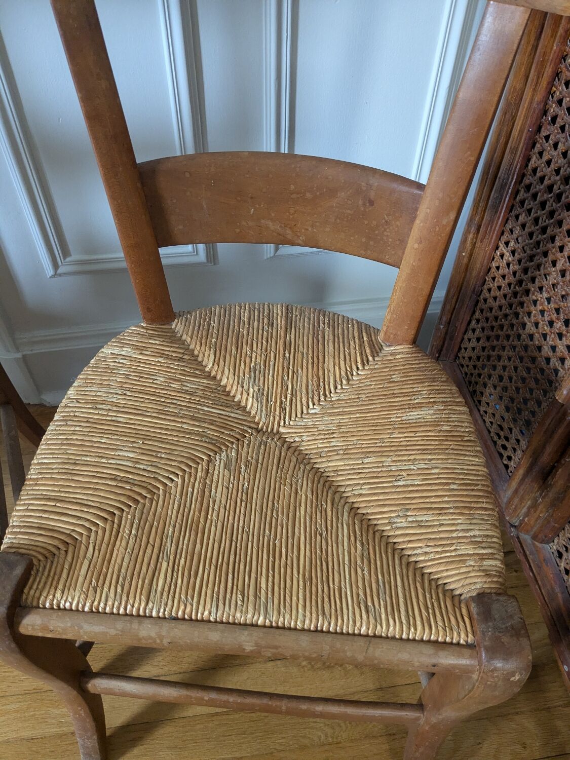 Set of 4 antique chairs